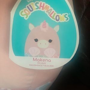 Makena 20” New With Tags Squishmallow